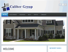 Tablet Screenshot of calibergrouphomes.com